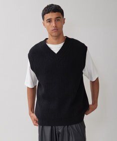 UNFILO MENS 【男女兼用】バルキー ニットベスト