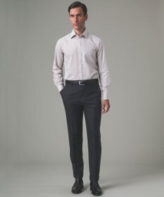 GOTAIRIKU 【形態安定】PREMIUMPLEATS_レギュラーカラー 通年ドレスシャツ_アイボリー(24年秋冬モデル)