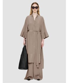 JOSEPH クレープ ド ソワ　ミディドレス