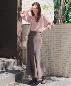 Tiaclasse 【洗える】カットツイルマーメイドスカート