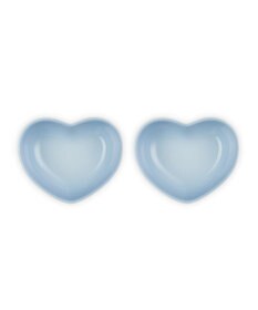 YAMATO テーブル＆キッチン 【ル・クルーゼ】ハート・ディッシュ(S)(2個入り)  コースタルブルー