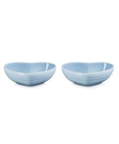 YAMATO テーブル＆キッチン 【ル・クルーゼ】ハート・ディッシュ(S)(2個入り)  コースタルブルー