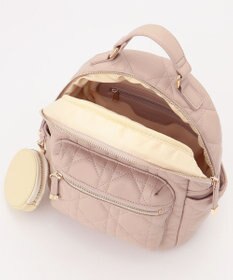 LA BAGAGERIE 【MONICA】ポーチ付きキルティングリュック