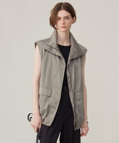 ICB L 【洗える】グランウォームソフトサテン ミリタリーベスト