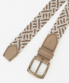 JOSEPH ABBOUD 【キングサイズ・伸びる】ライトミックスメッシュベルト