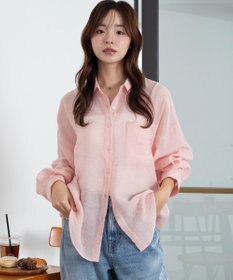 WEGO 【2026年春夏新作】シアーシャツ