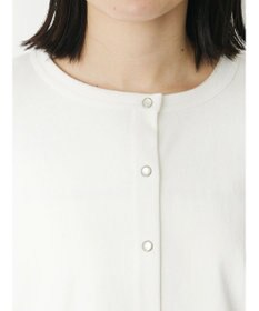 CRAFT STANDARD BOUTIQUE ウ゛ィンテージ風天竺　パール釦クルーカーデＬ／Ｓ