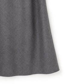 23区 【洗える】ハイカウントフラノ フレア スカート