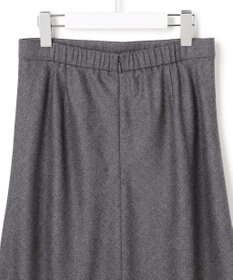 23区 【洗える】ハイカウントフラノ フレア スカート