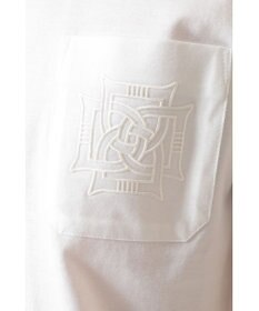 DAKS エンボスロゴ コットンTシャツ