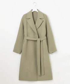 23区 S 【R(アール)】ウールメルトンリバー ロング ラップコート