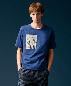 JOSEPH ABBOUD MOUNTAIN 【秋カラー/JAPANファブリック/吸水速乾】プレーティング天竺  アウトドアフォト Tシャツ