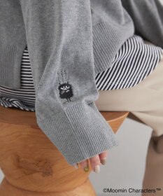 AMERICAN HOLIC Moomin 袖刺繍ニットプルオーバー