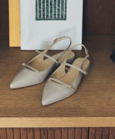 YECCA VECCA バックストラップメリージェーンパンプス