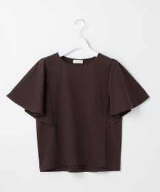 ANY SIS S 【シルクタッチさら魅せTシャツ】袖フレア プルオーバー