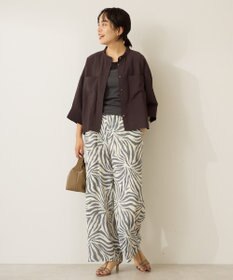 AMERICAN HOLIC 接触冷感Wポケット5分袖ショートシャツ