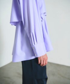 GRACE CONTINENTAL レイヤードドロストシャツ