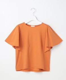 ANY SIS S 【シルクタッチさら魅せTシャツ】袖フレア プルオーバー