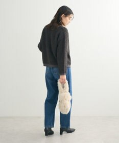 Green Parks ループ編み金釦ニットカーディガン