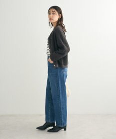 Green Parks ループ編み金釦ニットカーディガン