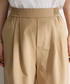 Green Parks サッカー裾ドロストワイドパンツ