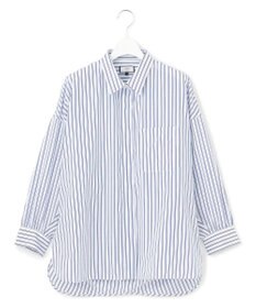 J.PRESS YORK STREET 【WOMEN】コットンタイプライター ドレープシャツ