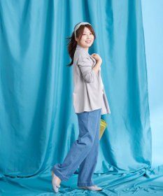 Tiaclasse 【洗える】スカラップニレースニットキャミソール