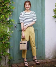 ANY SIS 【汗ジミ防止・UVケア】アーモンドスリーブ カットソー