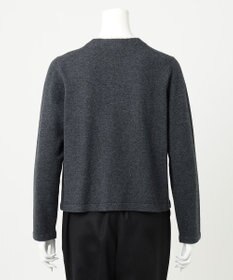 23区 L 【R(アール)】ウールカシミヤ パールトリム カーディガン