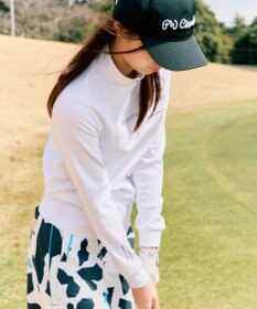 PW CIRCULUS 【WOMEN】ベーシックロングスリーブモックネック ゴルフウェア レディース