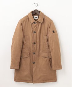 JOSEPH ABBOUD 【キルトレスダウン】ナチュラルダイスウェード ダウンコート