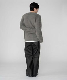 WEGO 【2025秋冬新作/ユニセックス着用ITEM/MLサイズ展開】フェザーニットプルオーバー