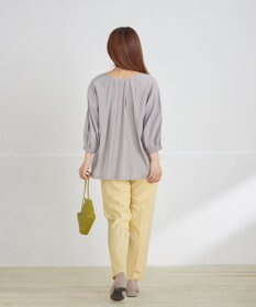 Tiaclasse 【洗える】センタープレス テーパードパンツ