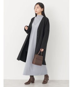 earth music&ecology 圧縮風ポンチコーディガン