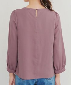 Tiaclasse 【洗える】アシンメトリードレープブラウス