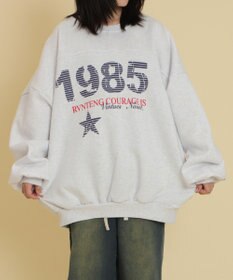 WEGO 1985ロゴビッグスウェット