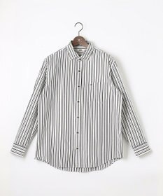 JOSEPH ABBOUD 【キングサイズ・ストレッチで快適な着心地・イージーケア】ランダムストライプ ジャージー シャツ