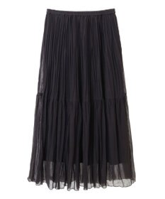 Green Parks シアープリーツボリュームスカート