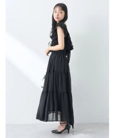 earth music&ecology フロッキードットフリルビスチェ