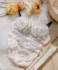 San-ai Resort（三愛水着楽園） 【SALE】クラシカルレースふわもりブラセット 【northerly】