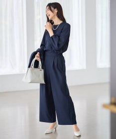 ANY イージーケアライトストレッチワイドパンツ