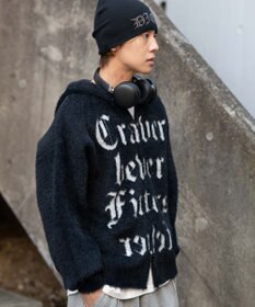 WEGO シャギーグラフィックZIPパーカー