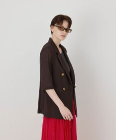 GRACE CONTINENTAL シアーハーフスリーブジャケット
