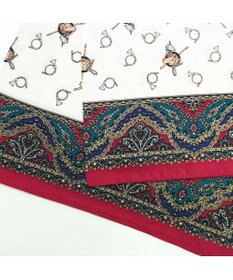 Marca 【伝統横濱スカーフ】ホルン  小判 シルクツイル スカーフ