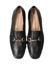 INTER-CHAUSSURES 【FABIO RUSCONI】スクエアトウビットローファー