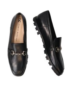 INTER-CHAUSSURES 【FABIO RUSCONI】スクエアトウビットローファー