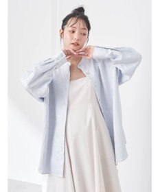 earth music&ecology フラワージャガードシャツ