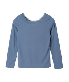 earth music&ecology 前後２ＷＡＹ襟レースプルオーバー