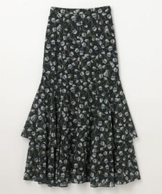 GRACE CONTINENTAL スモールフラワーマーメイドスカート