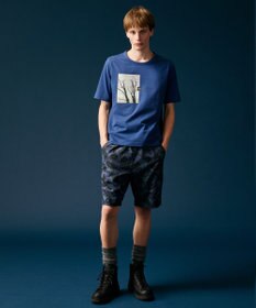 JOSEPH ABBOUD MOUNTAIN 【秋カラー/JAPANファブリック/吸水速乾】プレーティング天竺  アウトドアフォト Tシャツ